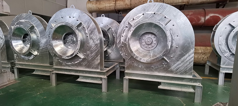 高温离心风机叶轮防腐